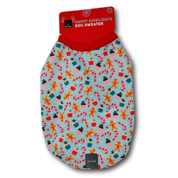 Fuzz Yard Other - Fuzz Yard Happy Howlidays Gingerbread Treats Green Dog Wrap Vest Size 3